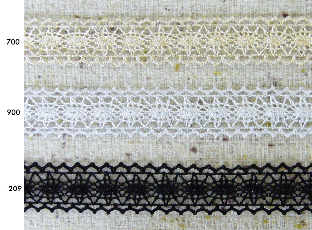 ブライトトーションレース(幅 :約20mm）《価格は1mのお値段です・巻単位購入50%オフ・1巻＝30m》(No.156-404)