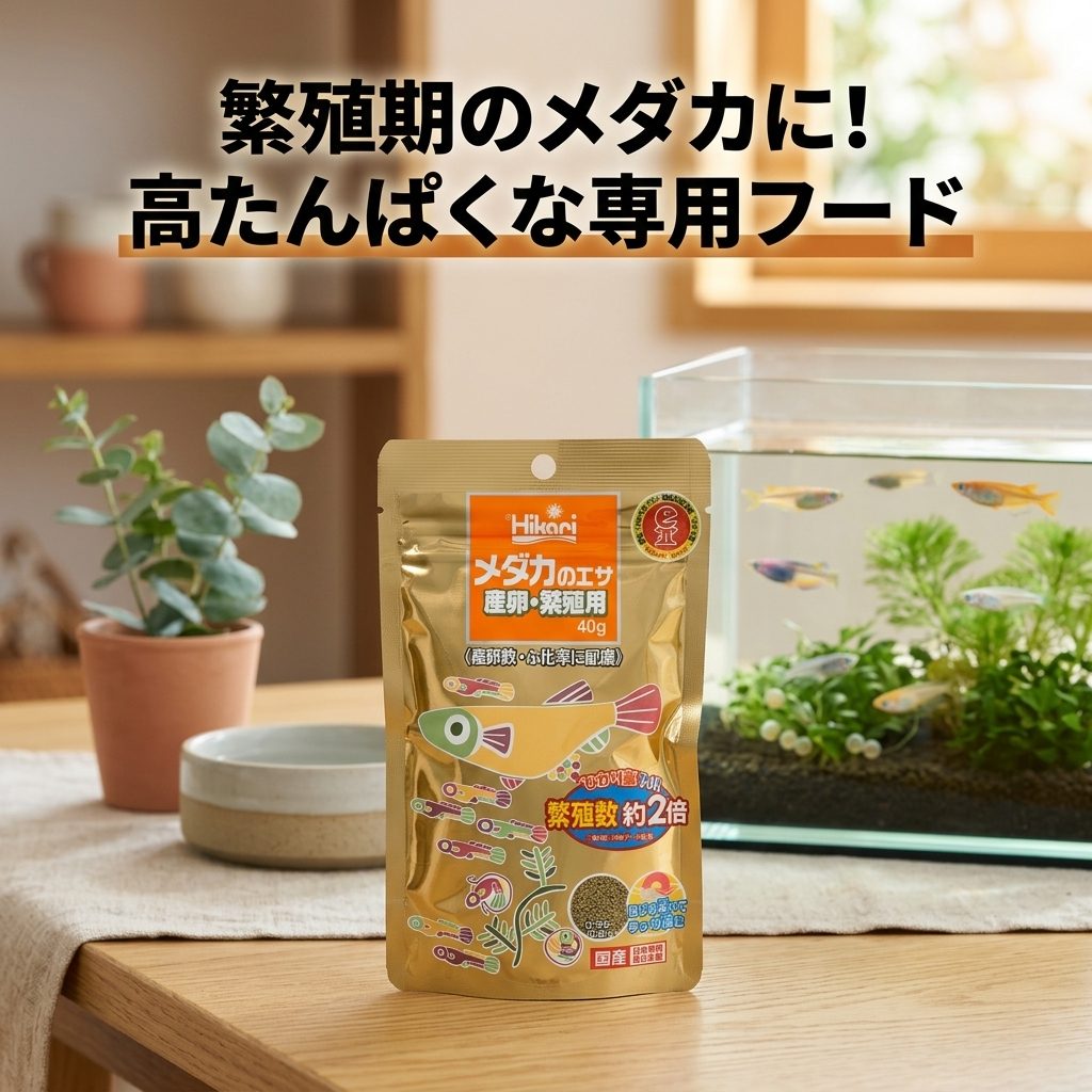 キョーリン メダカのエサ 産卵・繁殖用 40g x1個 メダカ フード 繁殖期用 ドライタ...