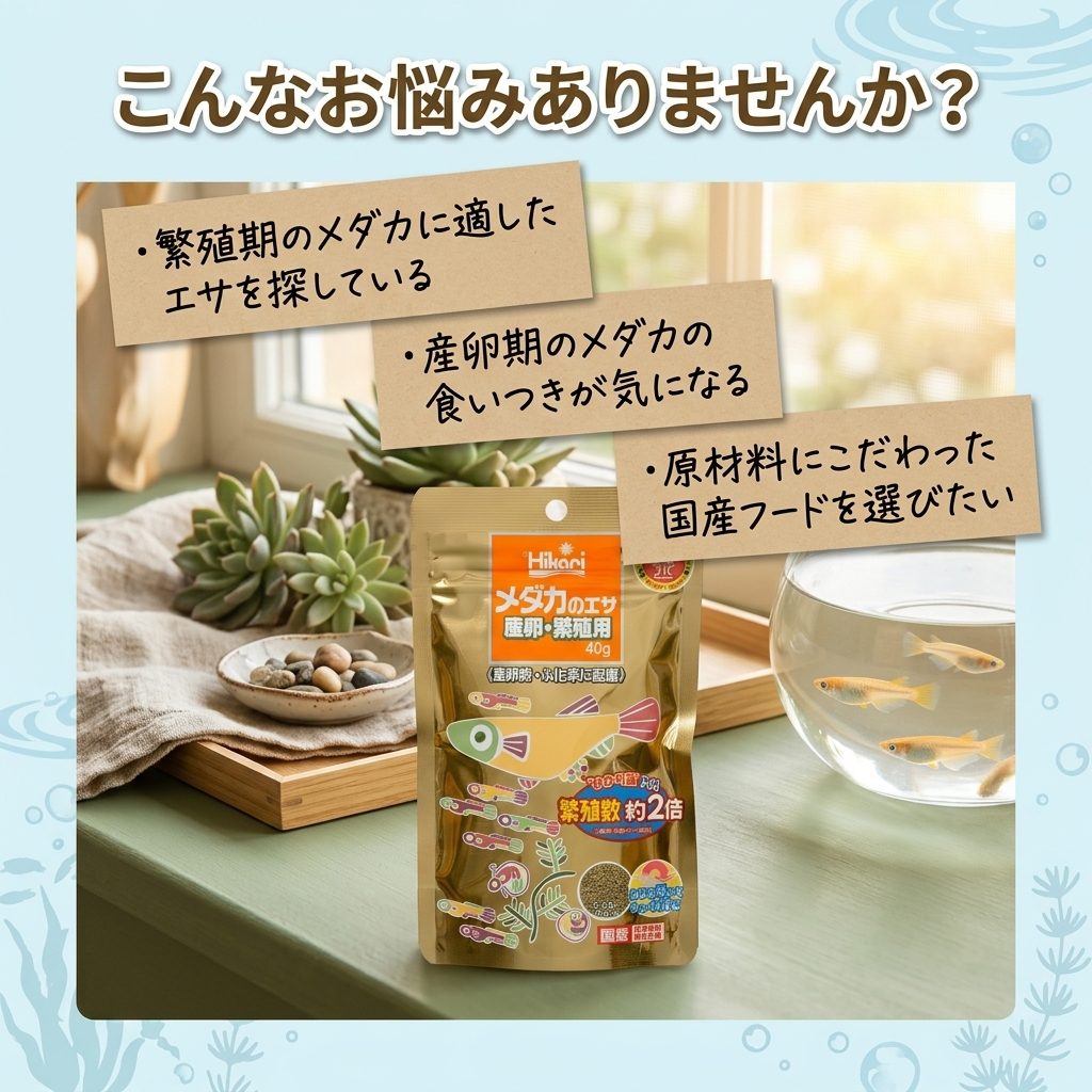 キョーリン メダカのエサ 産卵・繁殖用 40g x1個 メダカ フード 繁殖期用 ドライタ...
