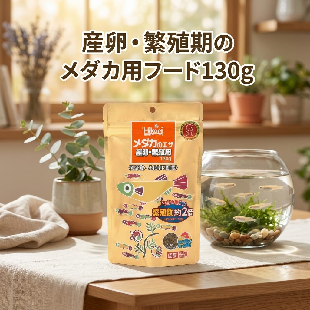 キョーリン ひかり ひかりメダカのエサ 産卵・繁殖用 130g x5個 メダカ フード ド...