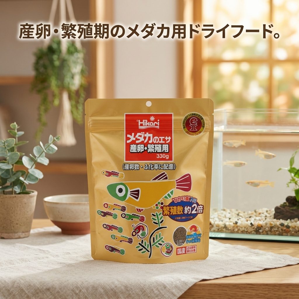 キョーリン ひかり メダカのエサ 産卵・繁殖用 330g x2個 メダカ フード ドライ 日...