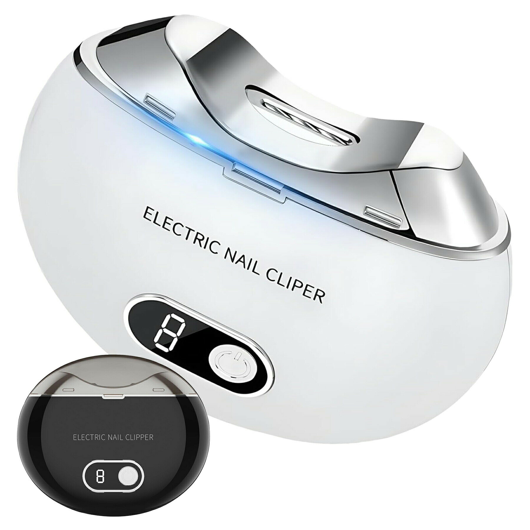 電動 爪切り USB充電 ネイルケア 3段階スピード UVライト付き 静音 爪研ぎ 足爪 清潔 子ども 赤ちゃん ..