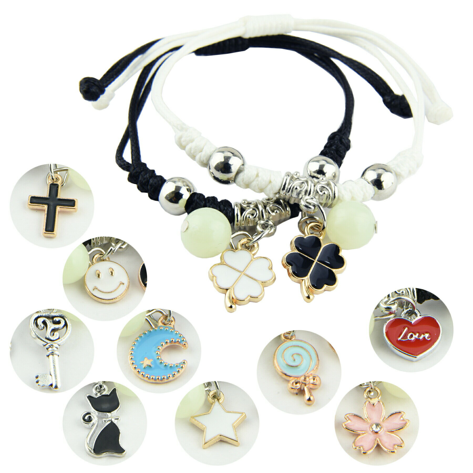 ペアブレスレット ブレスレット ペア 2個セット 全10種 合わせ シルバー アクセサリ メンズ レディース 男性 女性 カップル ギフト つけっぱなし 小さめ