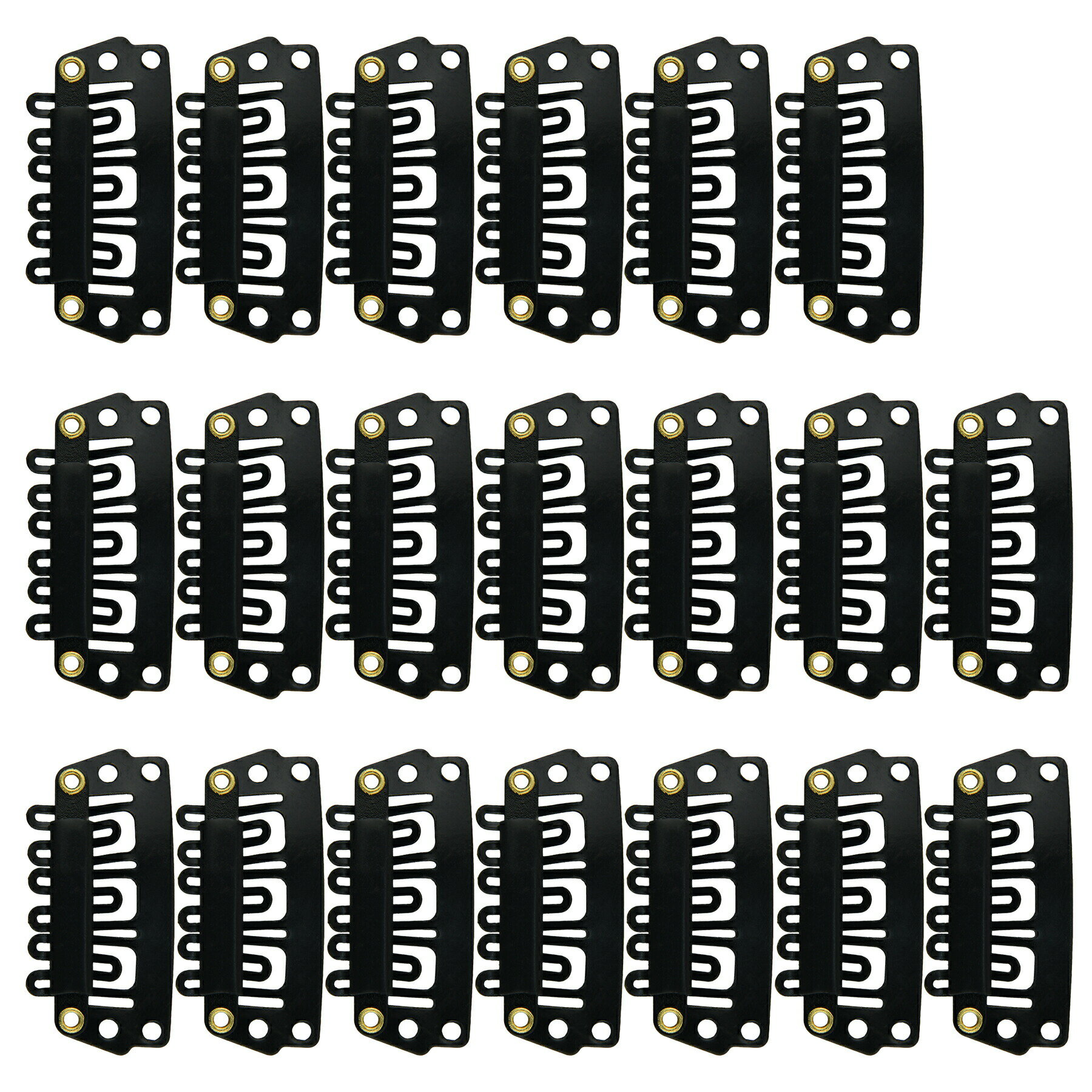 ウィッグ 固定 クリップ パッチン留め 20個セット ファッション ウィッグ用 固定ピン かつら エクステ用 ワンタッチ パッチン留具クリップ 帽子固定 ベレー帽 留め具