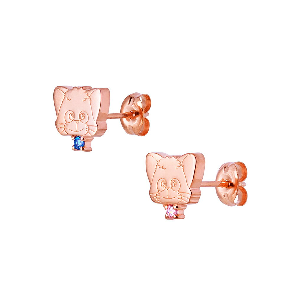 【 魔法の天使クリィミーマミ 】 40周年 ポジ＆ネガ シルバー ピアス 両耳用 アニメ コラボ プレゼント シルバー925 【 FanFunMARKET 公式 通販 】のサムネイル