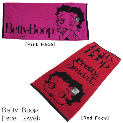 ベティブープ フェイス タオル 【2タイプ】 ベティ アメキャラ フェイスタオル スポーツ インテリア グ..