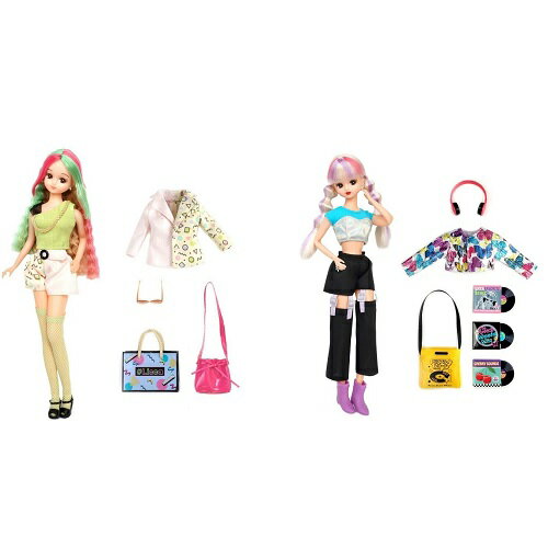 タカラトミー リカちゃん ドール #Licca #ラテ・レトロ #ネオンバタフライ ハッシュタグリカ レトロ '80デザイン ニュートロ バブリー ..