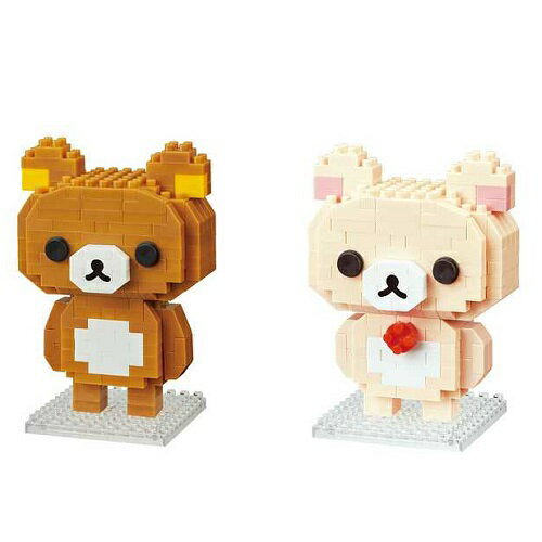 樂天商城 - カワダ キャラナノ リラックマ CN-23 コリラックマ CN-24 ナノブロック 難易度2 ブロック おもちゃ 誕生日 クリスマス プレゼント 送料無料