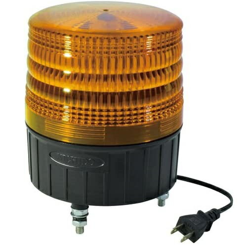 樂天商城 - 日動 NLF150-100V-Y 大型LED回転灯 LEDフラッシャー150 回転灯 警告 ランプ 工事 LED 送料無料