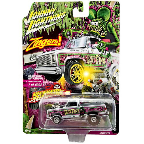 ダイキャストメタル 1:64 1979 Chevy Silverrado Rat Fink Zingers -WOW Exclusive- ラットフィンク ミニカー シボレー アメトイ アメリカン 雑貨 インテリア 置物 車 送料無料