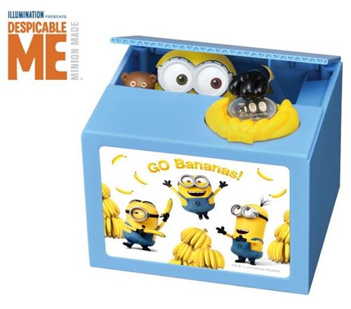 ミニオンズ いたずらバンク 貯金箱 ボブ ギフト プレゼント 送料無料