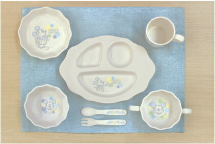 【アウトレット】 7点セット ミッキーマウス ミニーマウス はじめての食器セット ...