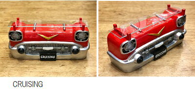 オールディーズ CAR HEADシェルフ アメリカン レトロ カーシェルフ リビング インテリア グッズ 壁掛け 小物置き ガラス 車 シェルフ 送料無料 [3]