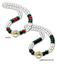 送料無料 NESTA BRAND/ネスタブランド パワーストーンネックレス 2種:(JAMAICAN&RASTA) レゲエ HIPHOP/ヒップホップ/B系/ストリート/ネスタ