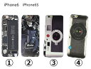 送料無料 スマホカバー スマートフォンケース プレゼントにもオススメ iPhone6 iPhone6s かわいい 個性的 サブカル系 カメラ/スケルトン 柄