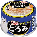 いなば CIAO チャオ とろみ ミルキータイプ まぐろ・ささみ・かにかま入り 80g 缶 缶詰 ウェットフード キャットフード 国産 スープ