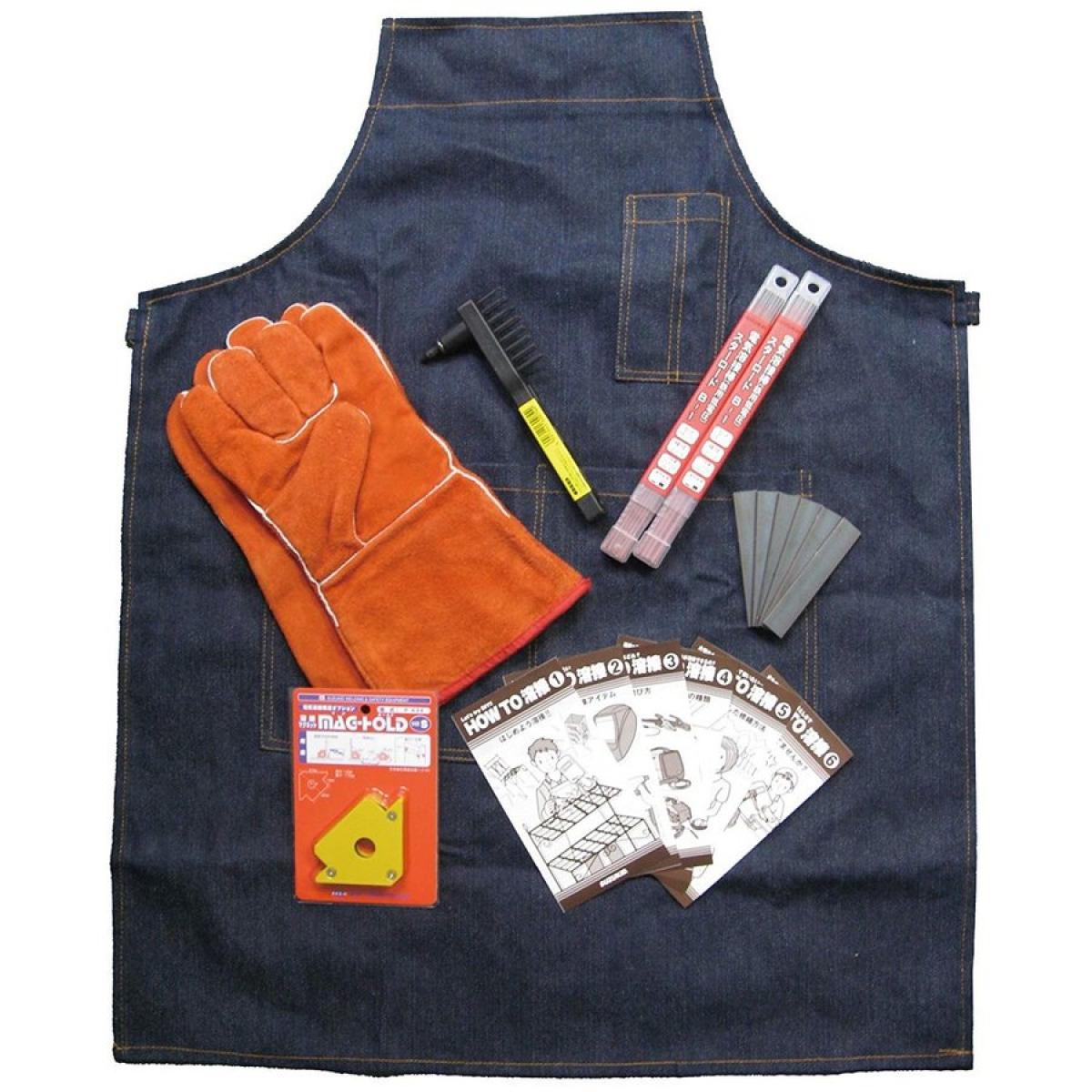 スズキッド(SUZUKID) スターターキット(手棒用) ST-002　保護具・マグホールド・チップ付ワイヤブラシ..