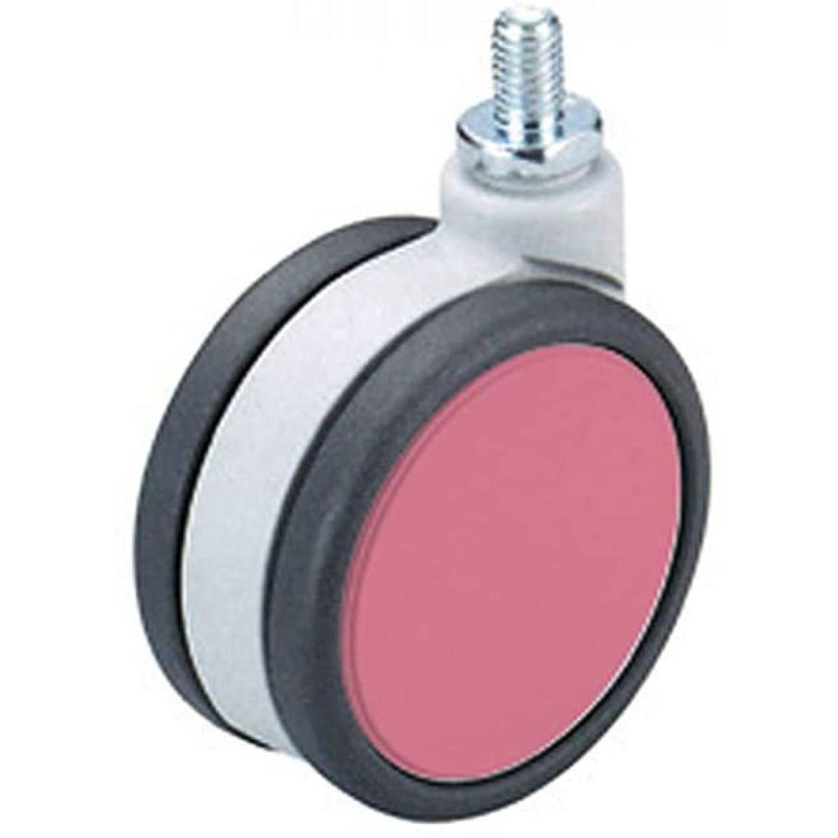 Rakuten - ハイロジック(HILOGIK) 26309 フレスコキャスター75mm M10ボルト・ストップ無 ピンク 1個入り 00026310-001