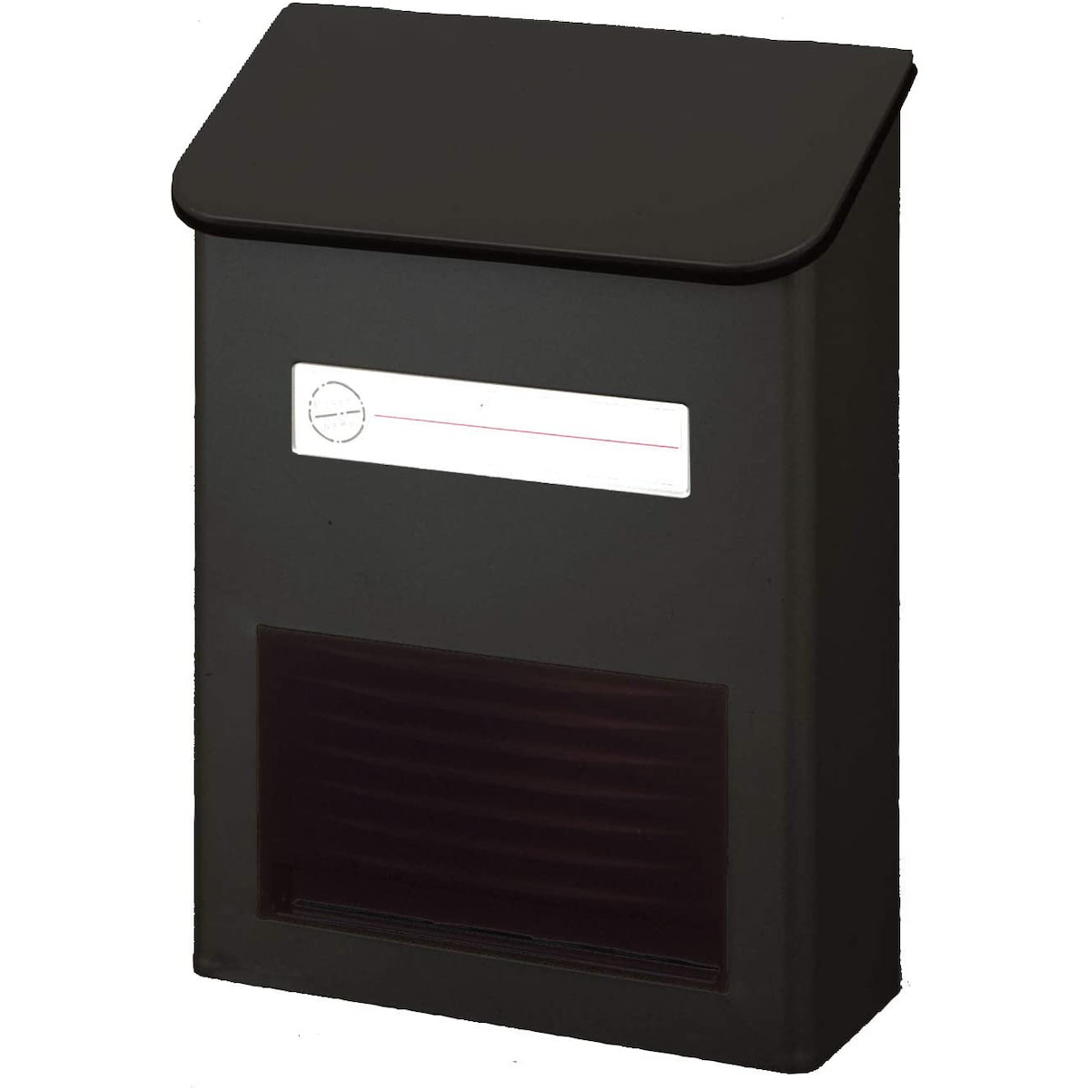 ポスト 郵便ポスト 郵便受け 新聞受け 郵便 メール便 新聞 朝刊 夕刊 縦型スチールポスト マットブラック FH-20(TGY) グリーンライフ