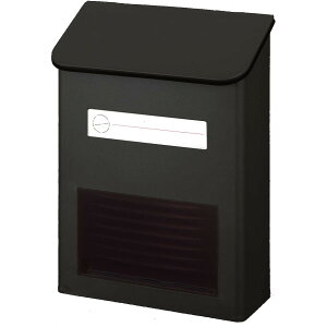 ポスト 郵便ポスト 郵便受け 新聞受け 郵便 メール便 新聞 朝刊 夕刊 縦型スチールポスト マットブラック FH-20(TGY) グリーンライフ