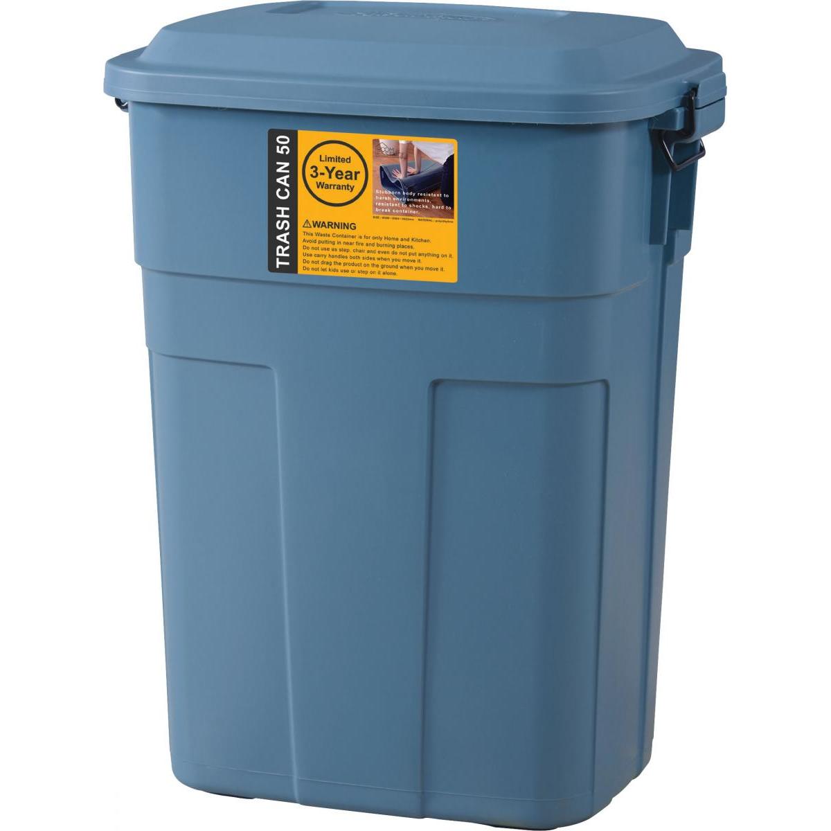 【I】東谷 Azumaya トラッシュカン50L LFS-936NV 新生活 おしゃれ 模様替え 映え【代引不可/北海道・沖縄・離島不可】