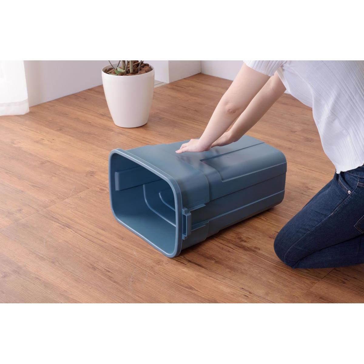 【I】東谷 Azumaya トラッシュカン50L LFS-936NV 新生活 おしゃれ 模様替え 映え【代引不可/北海道・沖縄・離島不可】 [2]