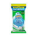 ジョンソン スクラビングバブル 流せるトイレブラシ フローラルソープ 替えブラシ 24個入 ジャンボパック 濃縮洗剤付きトイレブラシ