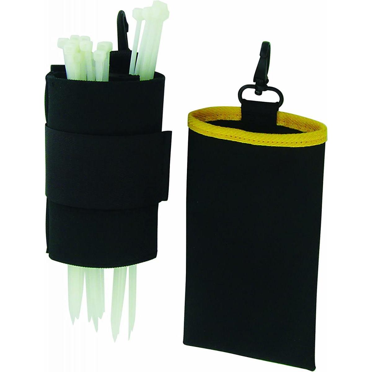 デンサン ケーブルタイホルダー CTH-10 ケーブルタイ収納 保管 携帯 面ファスナー式ベルト通し DENSAN