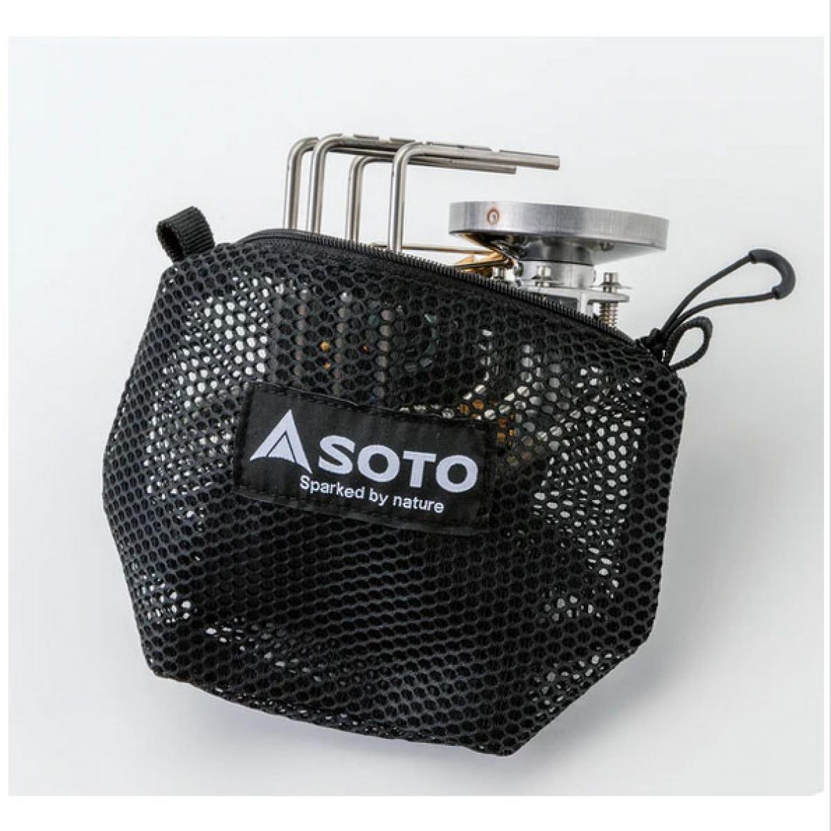 〒 SOTO ソト FUSION フュージョン ポーチ ブラック アシストグリップ付き ST-3301...