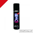 染めQ ミニ染めQ エアゾール 70ml ブリリアントレッド 速乾 DIY 補修 革 布 金属 木材 プラスチック 染めQテクノロジー