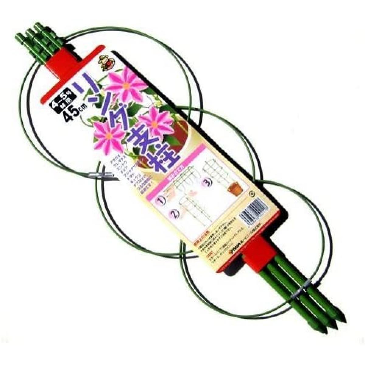 DAIM(第一ビニール) リング支柱 45cm 　園芸支柱 家庭菜園 あんどん 4～5号用