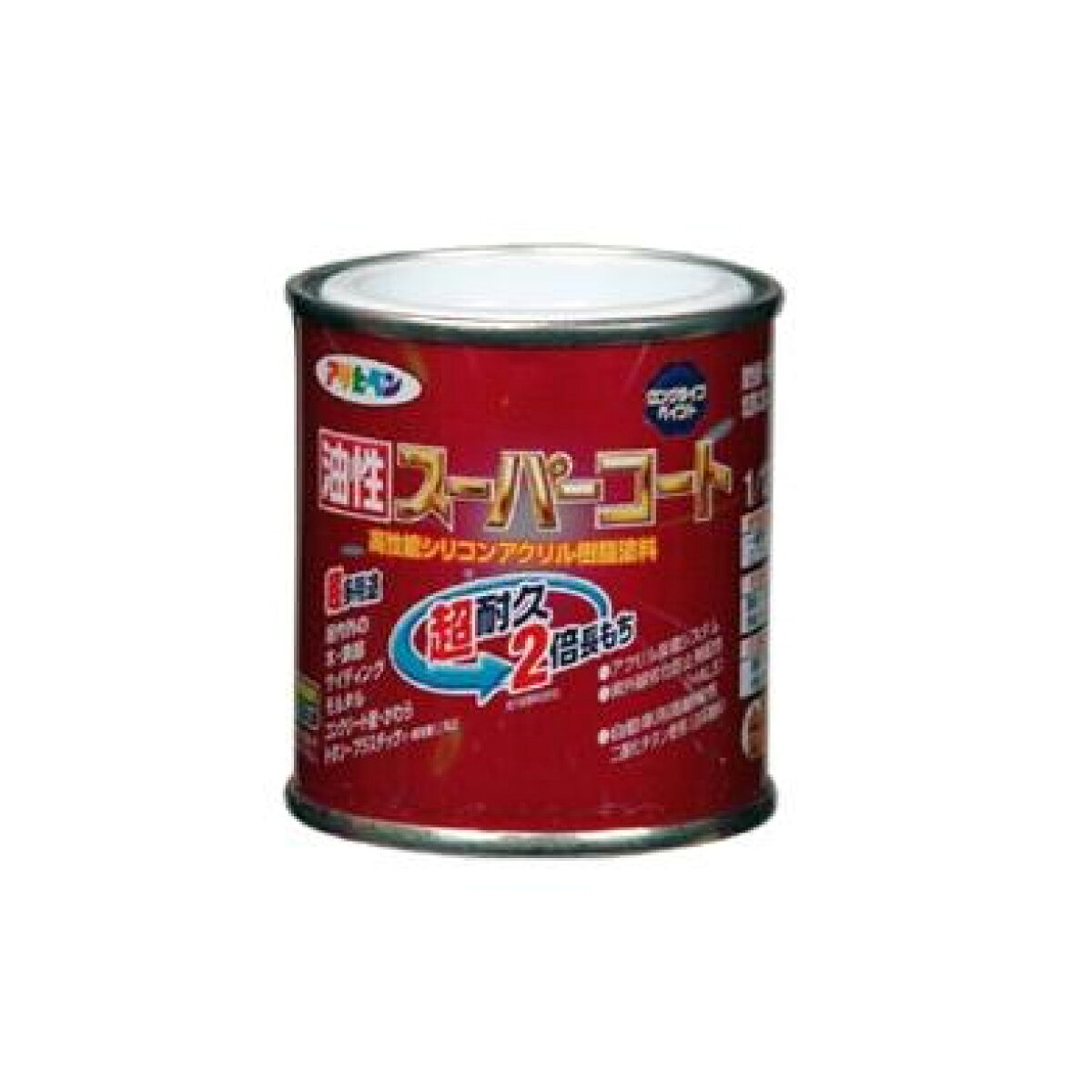 アサヒペン 油性スーパーコート スーパーコート 油性塗料 1／5L チョコレート 1/5L