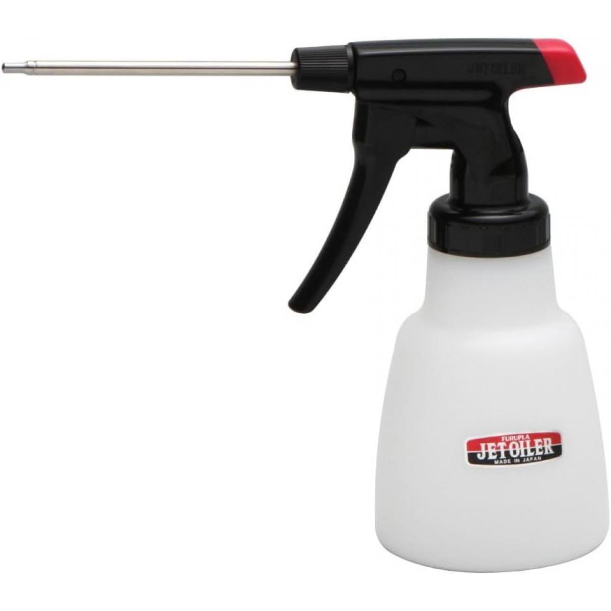 フルプラ ジェットオイラー 高性能 ピストルオイラー レッド 300mL NO.3030 機械油 潤滑油 噴射
