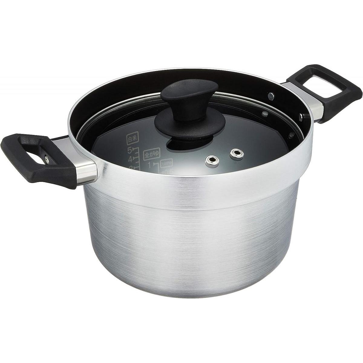 Rinnai 炊飯鍋 5合 ガラス蓋 RTR-500D リンナイ ガス コンロ 専用炊飯鍋 5合炊き ガスコンロ