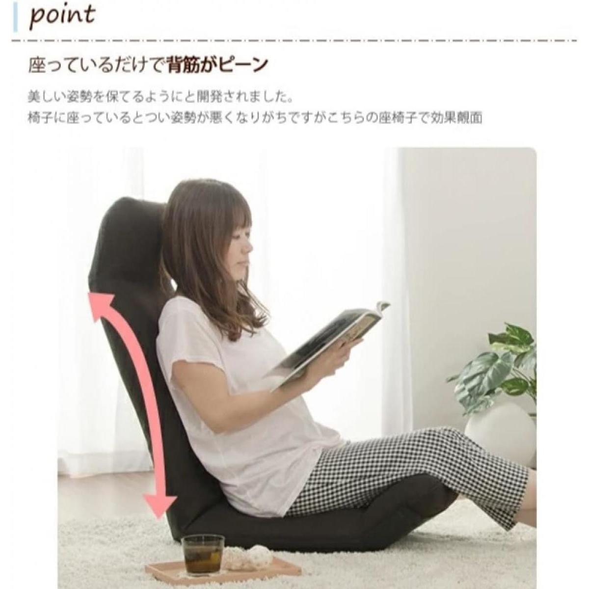 【I】セルタン(CELLUTANE) 和楽プレミアム リクライニング座椅子 下タイプ テクノレッド ギア3箇所14段 【受注生産品】 [2]