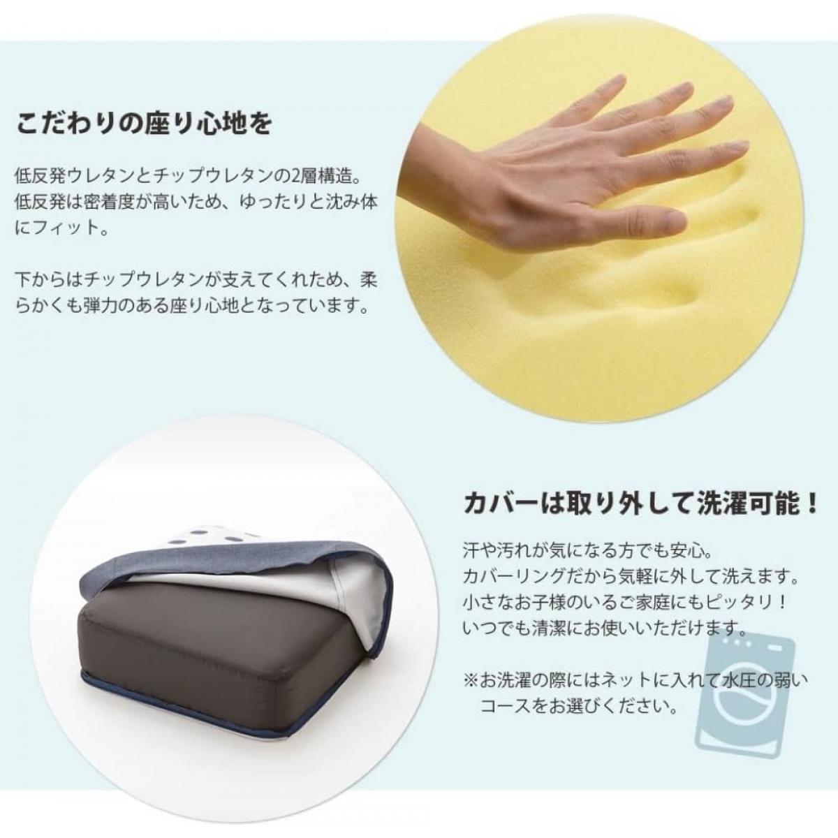 【I】セルタン クッション SWEETS 丸型 ラウンド ブリック柄 レッド系 低反発 ウレタン 日本製 CELLUTANE 【受注生産品】A367t-673BRK/632RE [3]