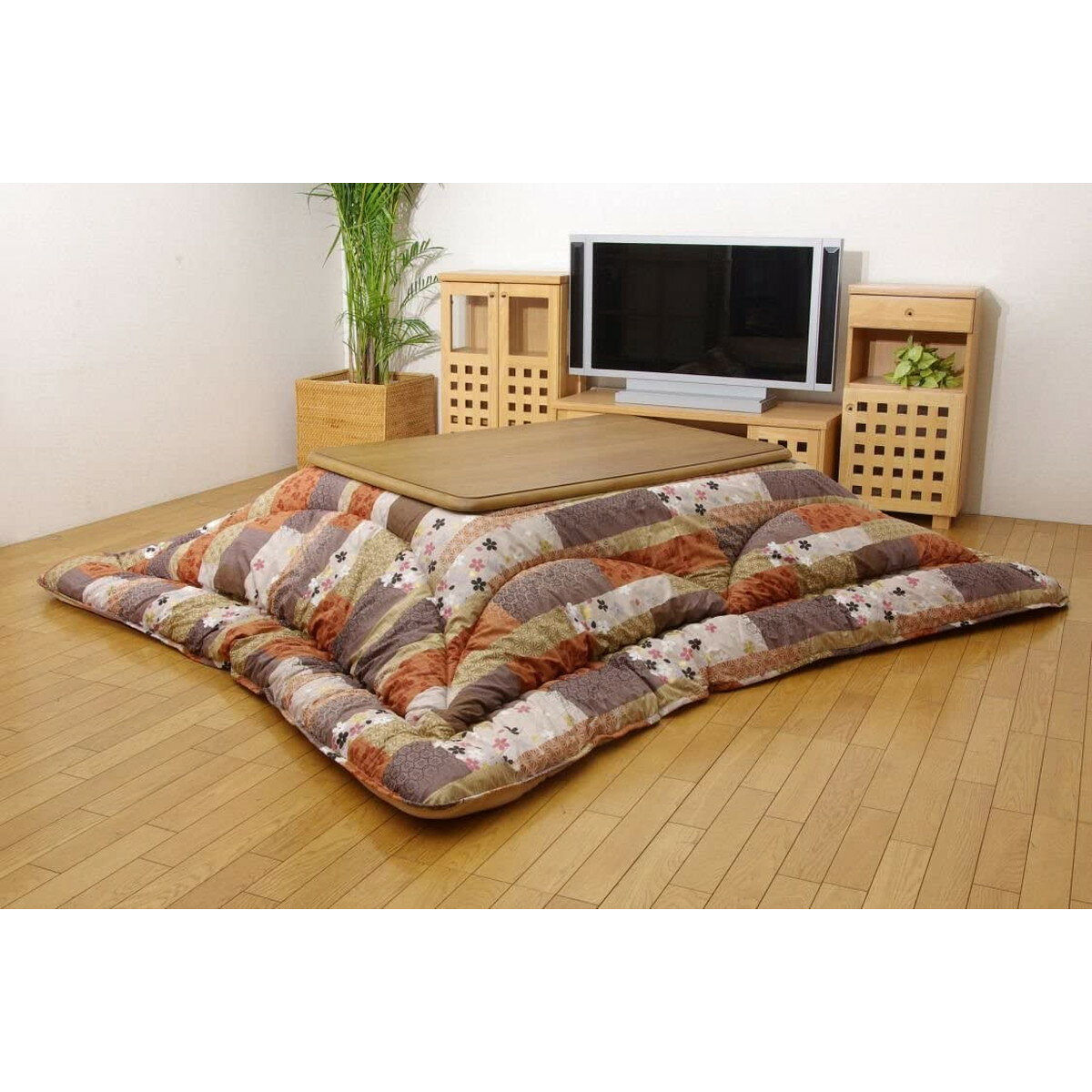 【i】【代引不可】イケヒコ こたつ布団 長方形 京好み 約205×245cm 日本製 厚掛け 和 #5913939【北海道・沖縄・離島不可】 [2]