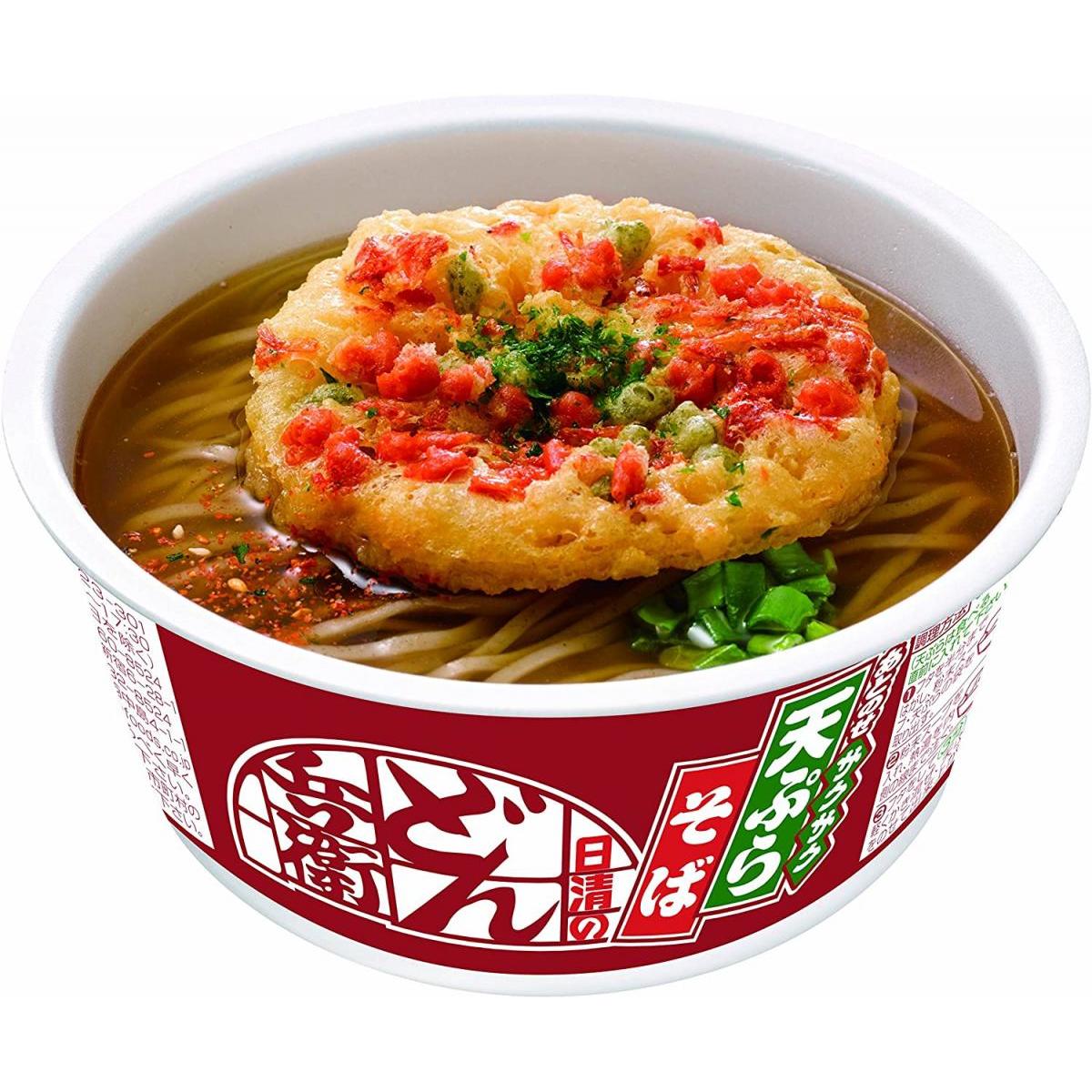 日清食品 どん兵衛 天ぷらそば [東] 100g×12個 1ケース分 カップ麺 そば 備蓄 食品 2