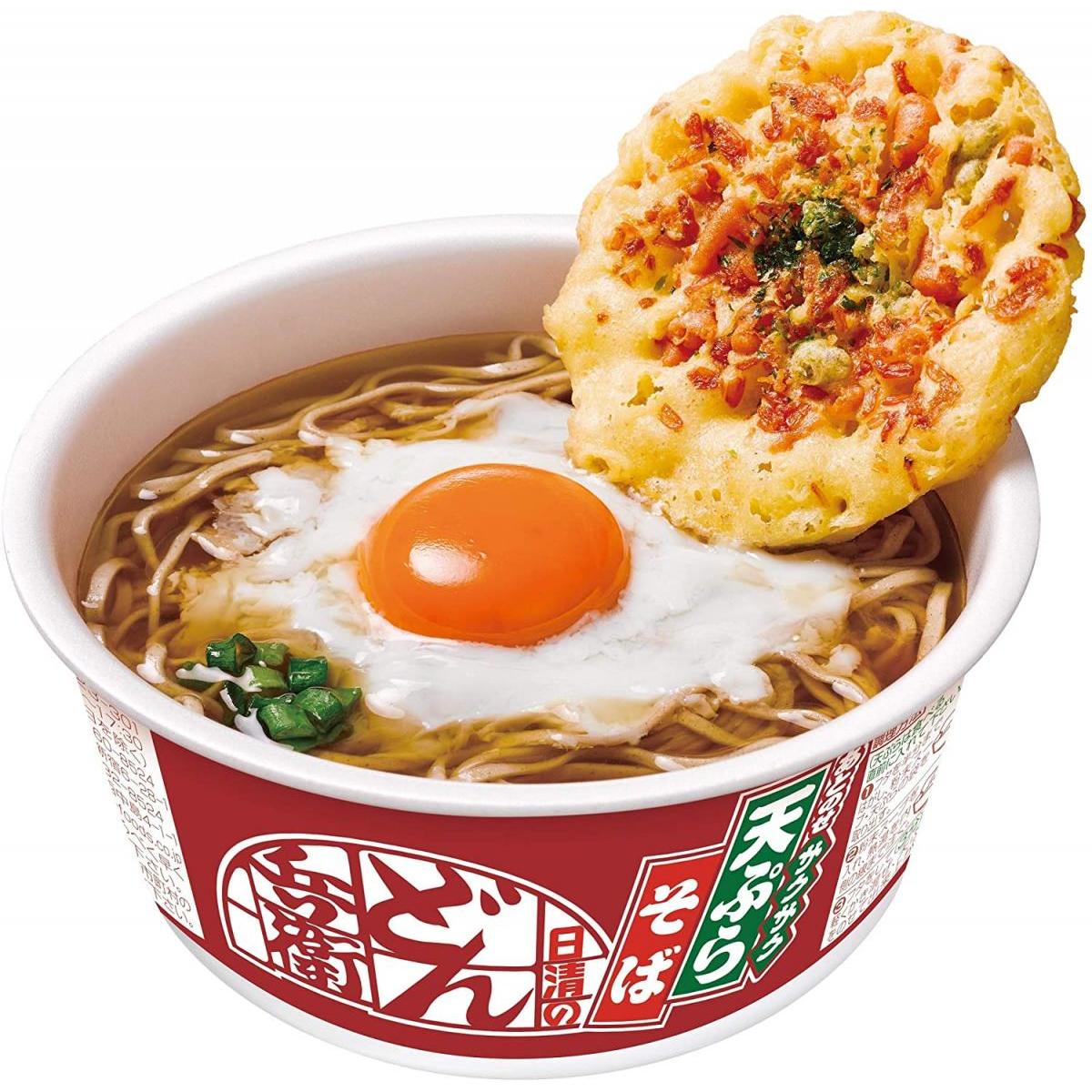 日清食品 どん兵衛 天ぷらそば [東] 100g×12個 1ケース分 カップ麺 そば 備蓄 食品 3