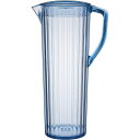 シービージャパン LS ジャグ ブルー 1.2Lプラスチック製 ピッチャー 麦茶 透明感 割れにくい 軽量 洗いやすい シンプル 水差し(3)