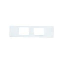 パナソニック(Panasonic) Sプレート(2コ用)(マット仕上げ)(セラミックホワイト) WCF8502CW