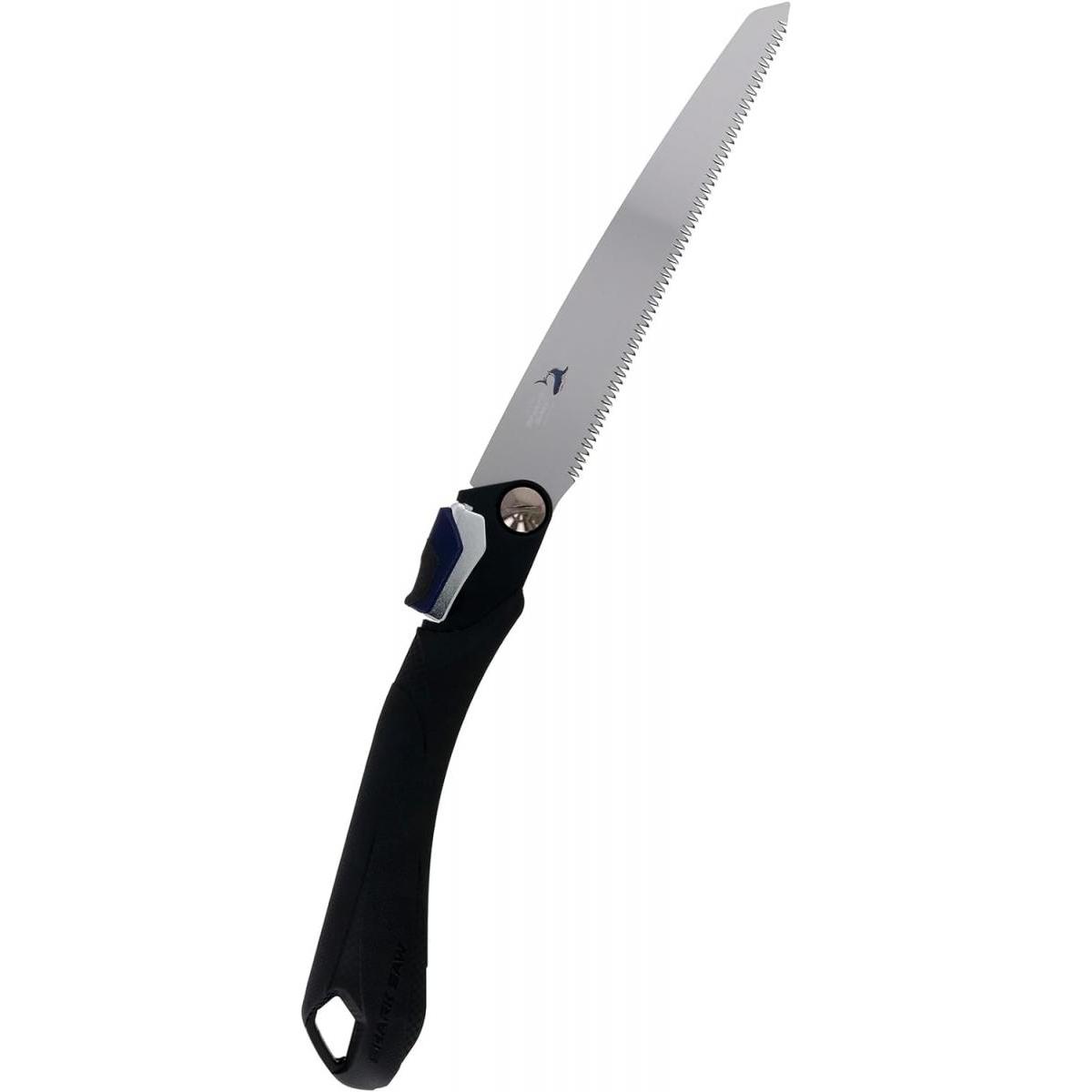 高儀 シャークソー 替刃式 折込鋸 仮枠用 解体・剪定向き 210mm のこぎり 鋸 ノコギリ 替え刃式 折込 クリアコート仕上げ 折りたたみ