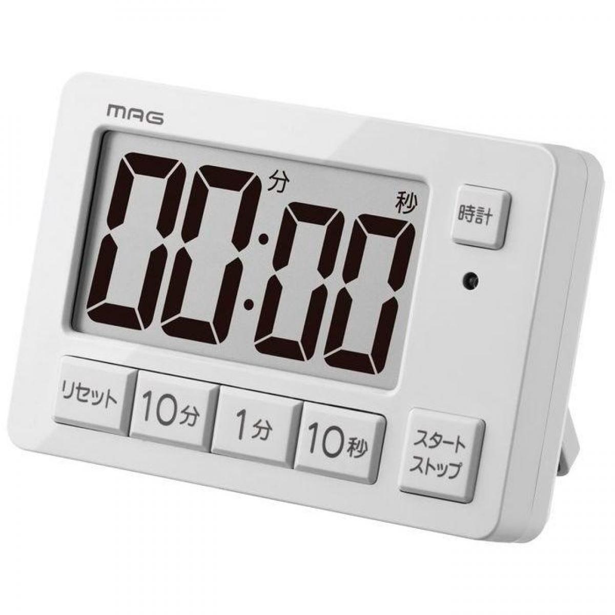 ノア精密 MAG マグ 音量切替 消音機能付 ヒカルン ライトグレー TM-608 LGY-Z タイマー カウントダウン..