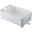 山崎実業 シリコーン 水切りかご アクア ホワイト 2630