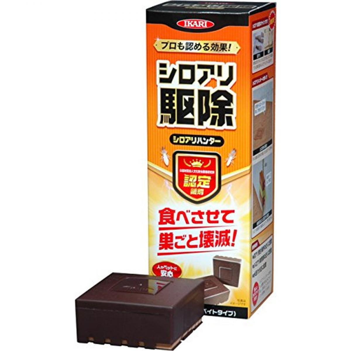 イカリ消毒 シロアリハンター 6個入 シロアリ駆除剤 食べさせて駆除 ベイトタイプ 白アリ シロアリ 対策 駆除