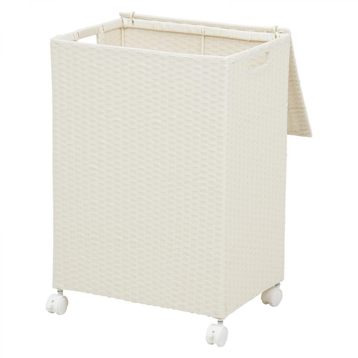 【I】 萩原(Hagihara) RUD-2422WH キャスター付収納ボックス 新生活 インテリア 家具おしゃれ