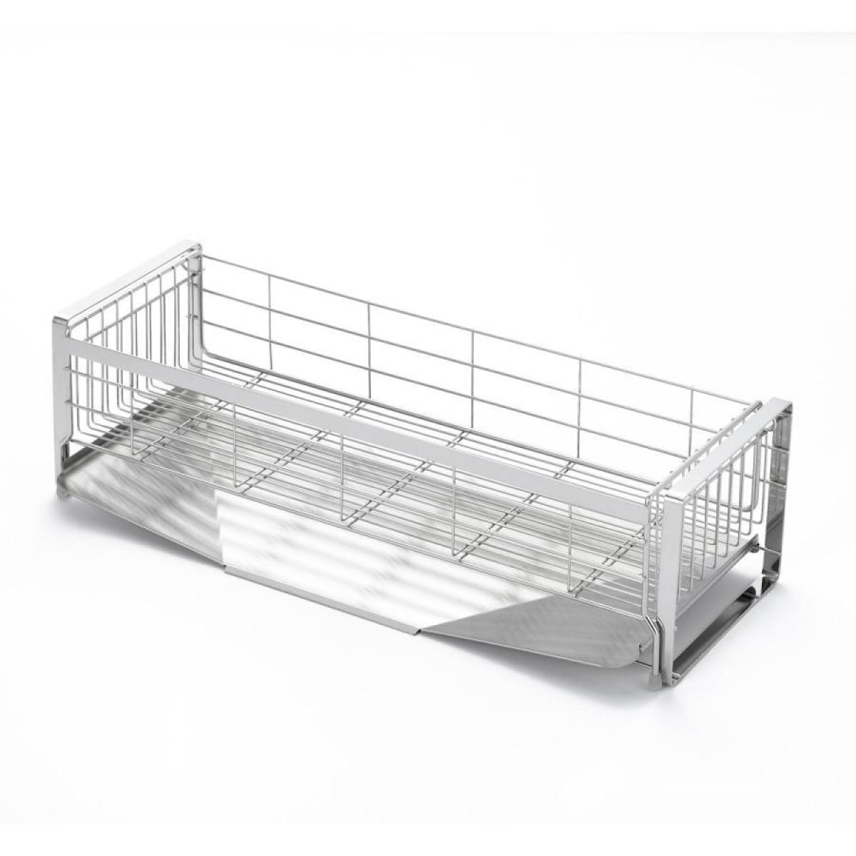 ヨシカワ 水切りラック 水切りかご 日本製 幅20×奥行57cm シンクサイド 幅の広がる 1306103 食器 水切..