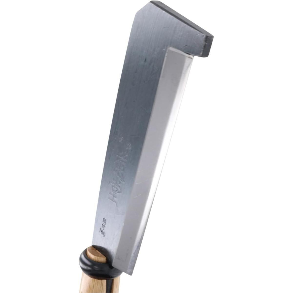 高儀 菊堂 箸付 片刃 ナタ 180mm 薪割 火造り鍛造 鉈 なた TAKAGI