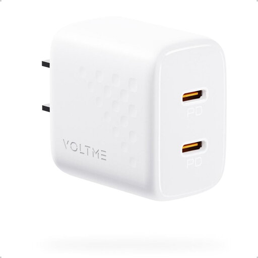 ボルトミー VOLTME 20W Type-C×2ポート 充電器 Revo 20 Duo Lite PD3.0対応 白 ホワイト 急速充電 ボルトミー VOLTME 20W Type-C×2ポート 充電器 Revo 20 Duo Lite PD3.0対応 白 ホワイト 急速充電
