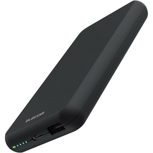 エレコム ELECOM 5V/3A出力 モバイルバッテリー 10000mAh/15W/C×1+A×1 DE-C38-10000BK ブラック 黒 スマホ約3回充電 エレコム ELECOM 5V/3A出力 モバイルバッテリー 10000mAh/15W/C×1+A×1 DE-C38-10000BK ブラック 黒 スマホ約3回充電